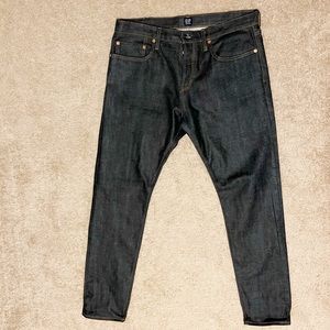 Gap selvedge jeans skinny 34x30